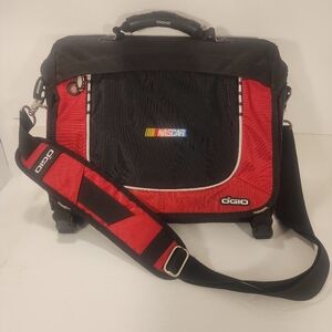 OGIO Laptop Messenger Bag NASCAR Logo Red Black NWOT
